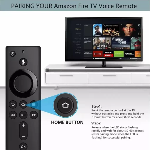 Fire TV Stick With Alexa Voice Remote Control Smart TV Sticks For Google YouTube Network Media Player 4K Remote Control - Image 3