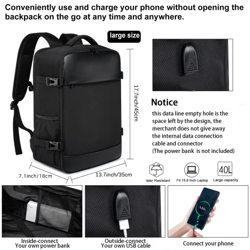 ryanair 40x20x25 and easyjet 45x36x20 Cabin Bag - Image 5
