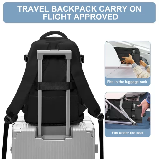 Ryanair 40x20x25 Travel Backpack for Women Men Carry On Hand Luggage - Image 5