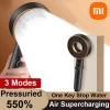 Xiaomi High Pressure Shower Head With Stop Button 3 Modes Adjustable Water Saving Spray Nozzle One Key Stop Bathroom Accessories