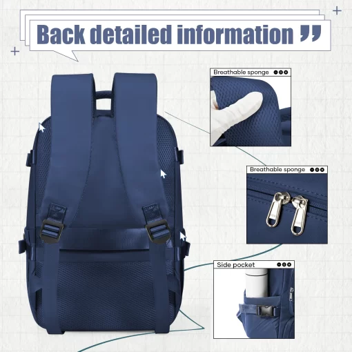 Cabin Bag, Ryanair Easyjet Backpack 40x20x25 40x30x20 - Image 5