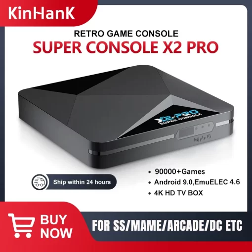 KINHANK Super Console X2 Pro with 90000 Games