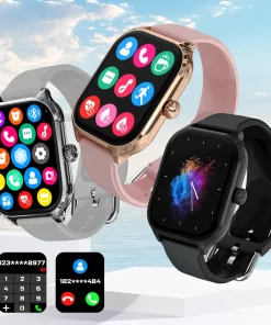 LAXASFIT H9 and H6 Smartwatch Dial to Answer Calls Calorie Tracking Heart Rate Blood Oxygen Monitoring Bluetooth Smart Watch