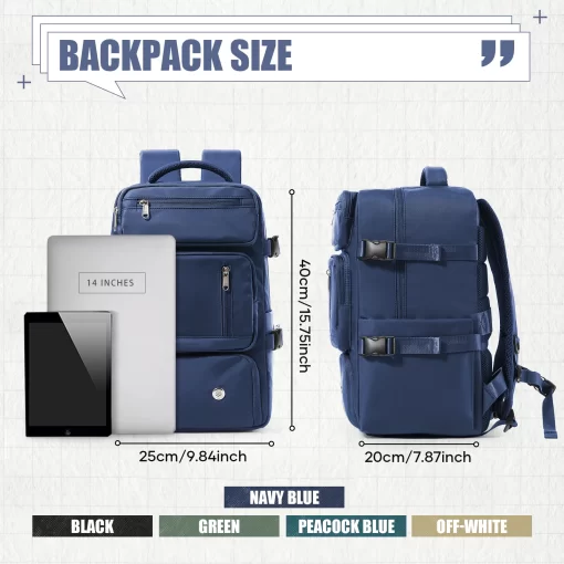 Cabin Bag, Ryanair Easyjet Backpack 40x20x25 40x30x20 - Image 4