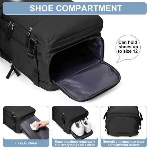 Ryanair 40x20x25 Travel Backpack for Women Men Carry On Hand Luggage - Image 3