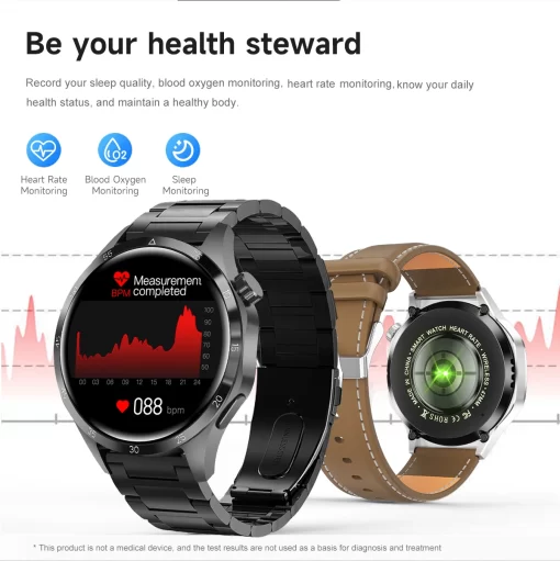 New GT5 PRO GPS sports Smart Watch AMOLED HD Screen Fitness Tracker Bluetooth Call Heart Rate Monitoring Smartwatch For Huawei - Image 3