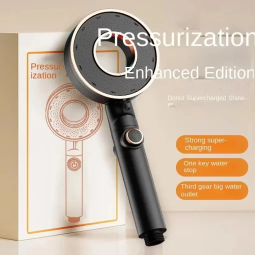 Xiaomi High Pressure Shower Head With Stop Button 3 Modes Adjustable Water Saving Spray Nozzle One Key Stop Bathroom Accessories - Image 6