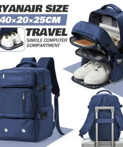 Cabin Bag, Ryanair Easyjet Backpack 40x20x25 40x30x20