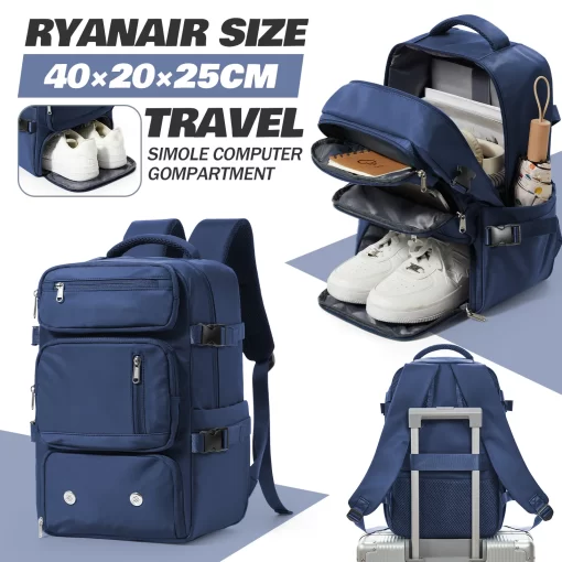 Cabin Bag, Ryanair Easyjet Backpack 40x20x25 40x30x20